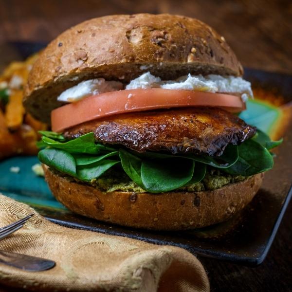 PORTOBELLO MUSHROOM “BURGERS”