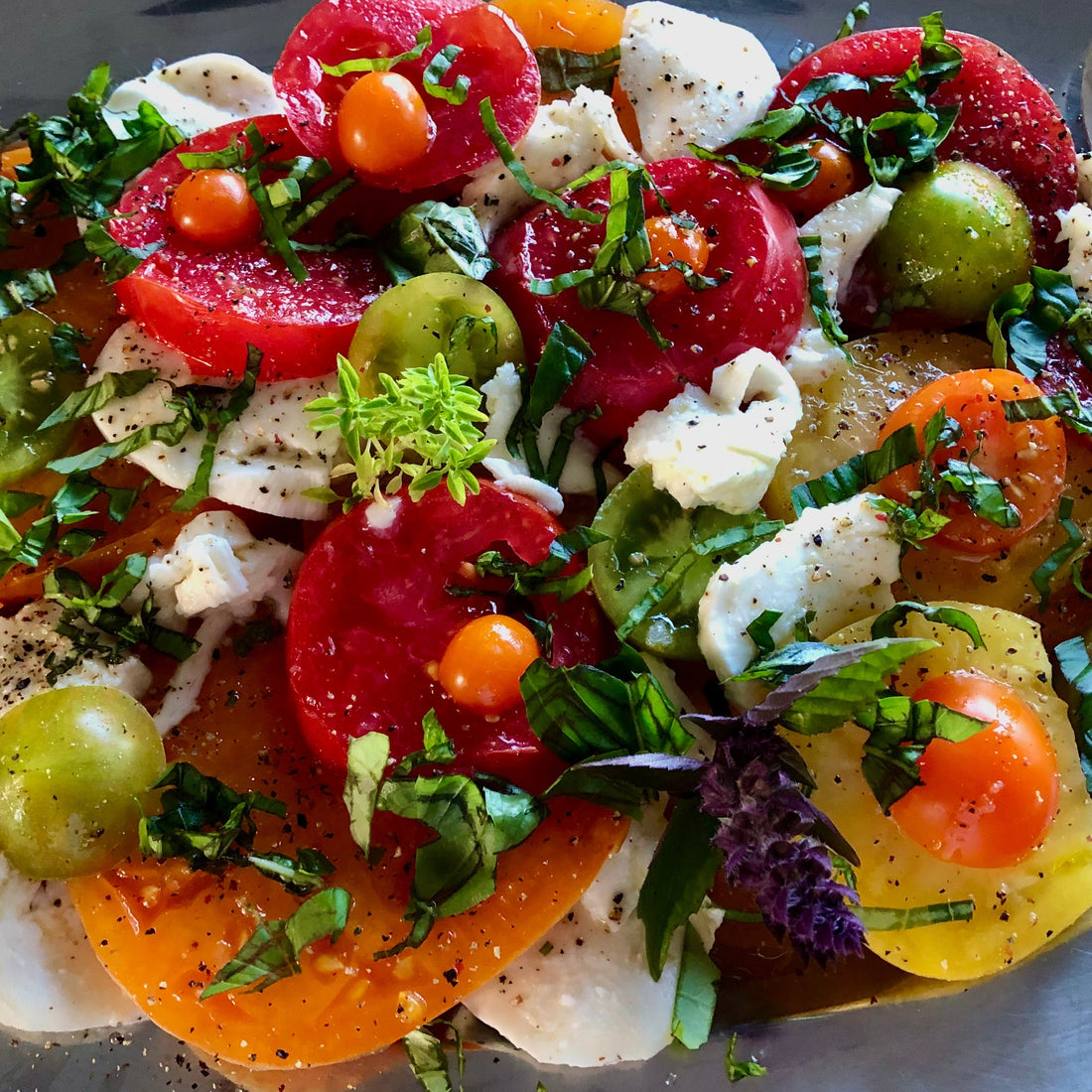 My Favorite Tomato Caprese Salad