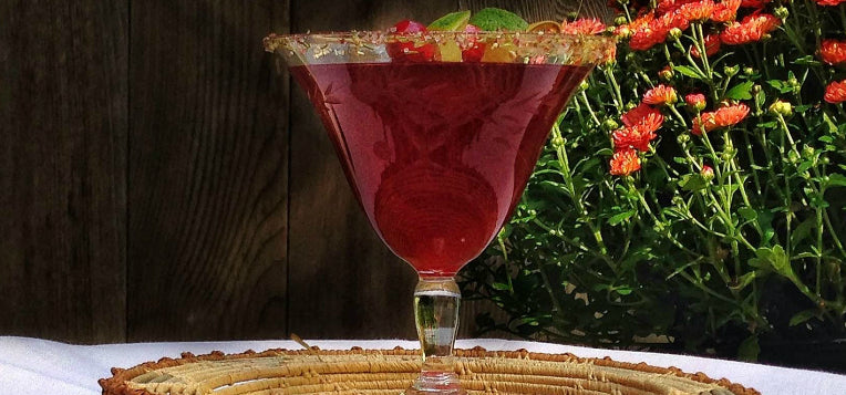 Cranberry Margarita with Autumnberry Rimmer