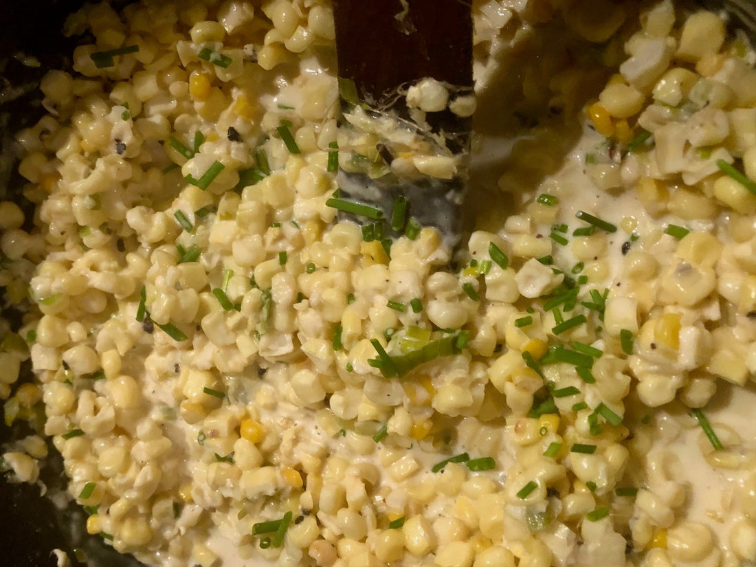 Cacio e Pepe Creamed Corn