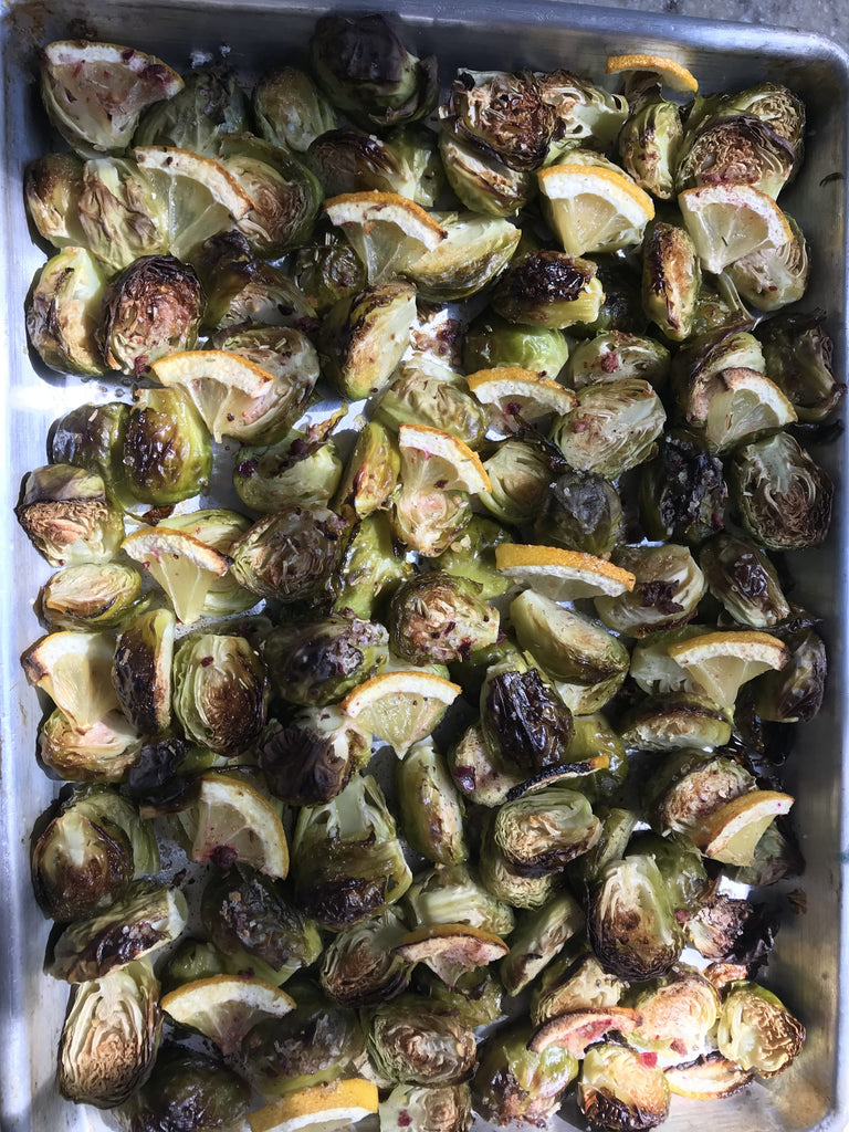 Autumnberry Crispy Brussel Sprouts